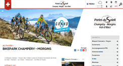 Desktop Screenshot of bikepark.ch