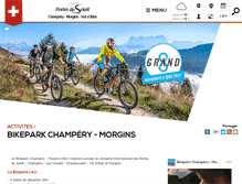 Tablet Screenshot of bikepark.ch
